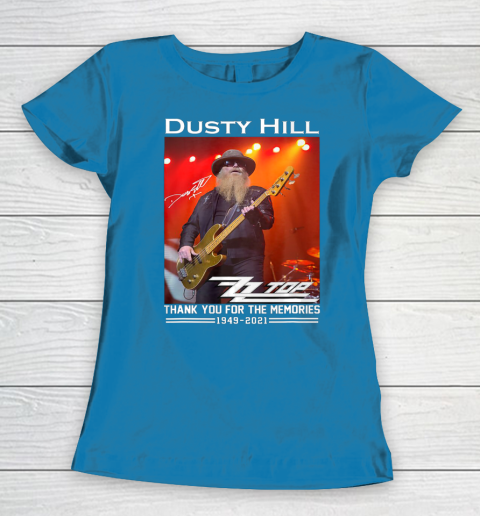 Dusty Hill Thank You For Memories Women's T-Shirt 6