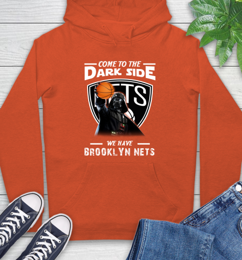NBA Come To The Dark Side We Have Brooklyn Nets Star Wars Darth Vader Basketball Hoodie 4