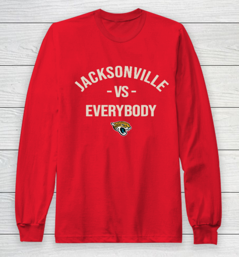 Jacksonville Jaguars Vs Everybody Long Sleeve T-Shirt 7