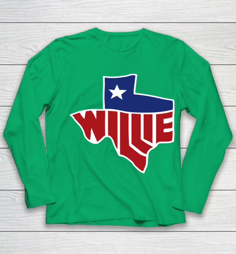 Willie Nelson shirt Willie's Texas Youth Long Sleeve 4
