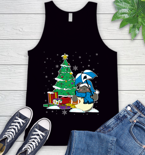 Carolina Panthers NFL Football Cute Tonari No Totoro Christmas Sports Tank Top