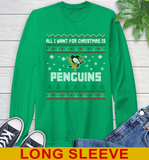 Pittsburgh Penguins NHL Hockey All I Want For Christmas Is My Team Sports 62
