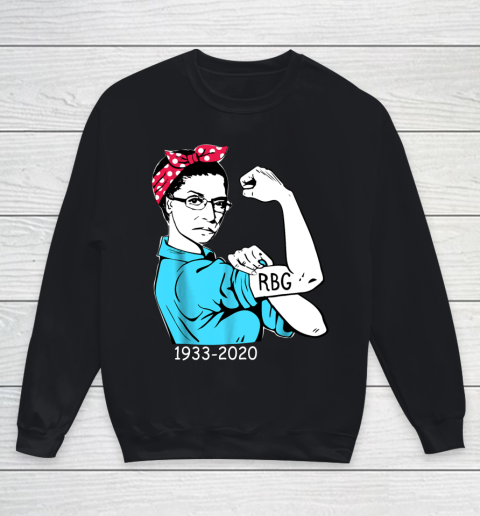 Notorious RBG Unbreakable Shirt Ruth Bader Ginsburg Dissent Youth Sweatshirt