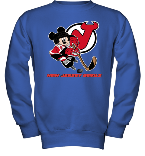 NHL New Jersey Devils Mickey Mouse Disney Hockey T Shirt Hoodie