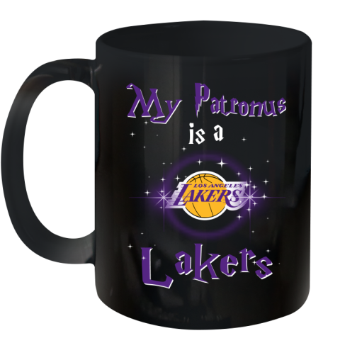 NBA Basketball Harry Potter My Patronus Is A Los Angeles Lakers Ceramic Mug 11oz