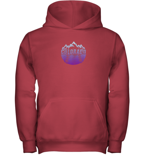 zgbr colorado baseball rocky mountains youth hoodie 43 front red