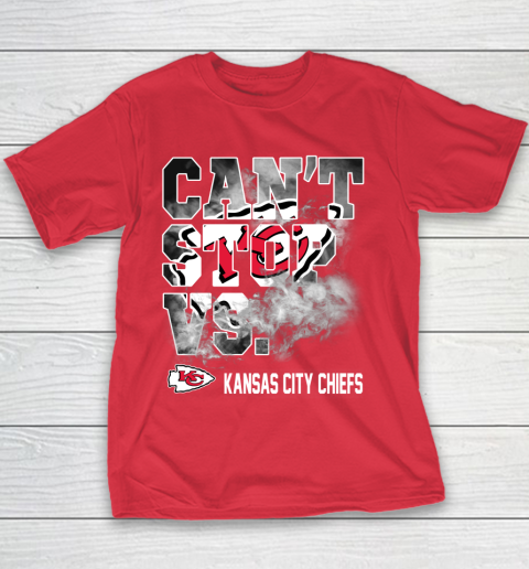 NFL Kansas City Chiefs Can't Stop Vs Youth T-Shirt 7