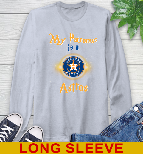 MLB Baseball Harry Potter My Patronus Is A Houston Astros Long Sleeve T-Shirt 6