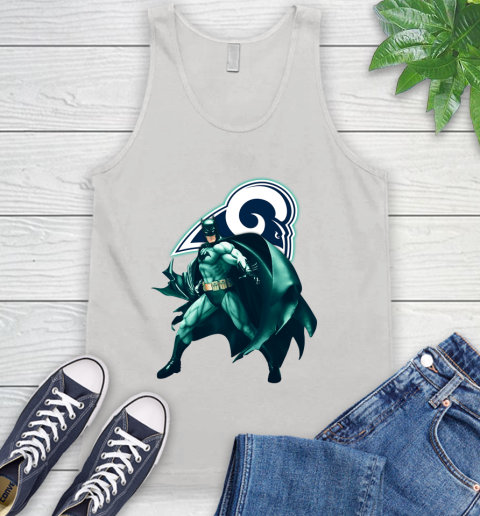 NFL Batman Football Sports Los Angeles Rams Tank Top