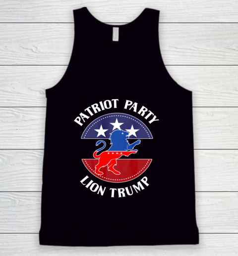 Patriot Party Lion Trump Is Our President Tank Top