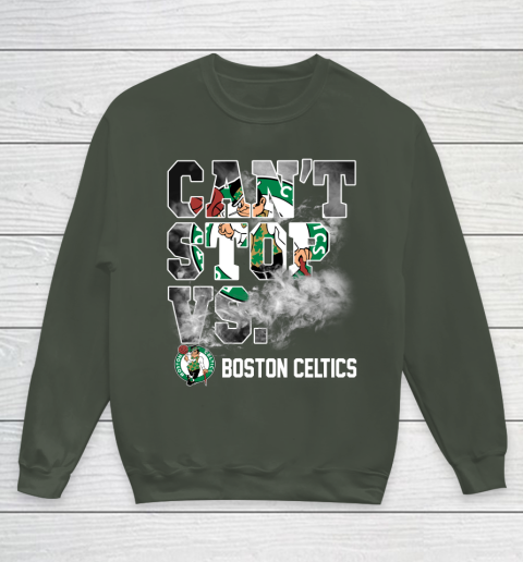 NBA Boston Celtics Basketball Can't Stop Vs Youth Sweatshirt 8