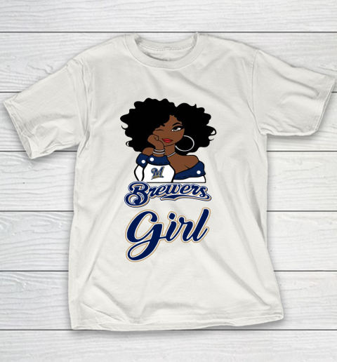 Milwaukee Brewerss Girl MLB Youth T-Shirt 3