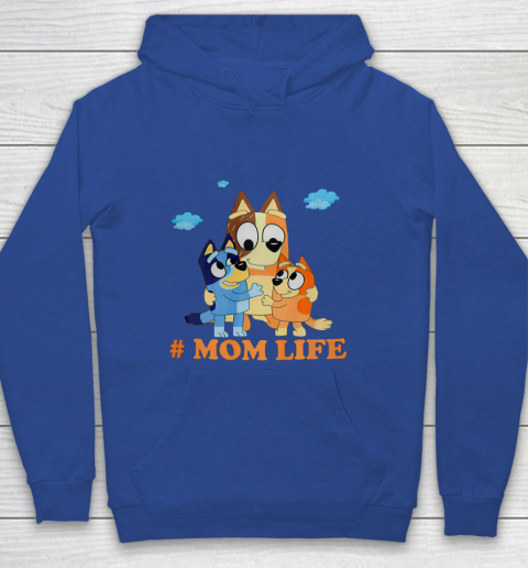 I Love Mom Blueys Love Parents Day #Momlife Youth Hoodie 6