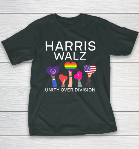 Harris Waltz 2024 Unity Over Division Youth T-Shirt 3