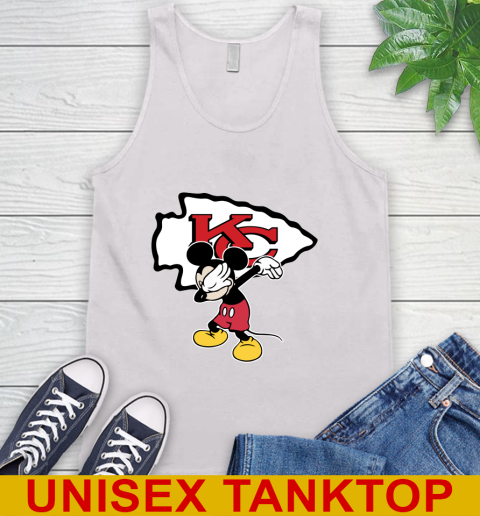 Kansas City Chiefs NFL Football Dabbing Mickey Disney Sports Tank Top