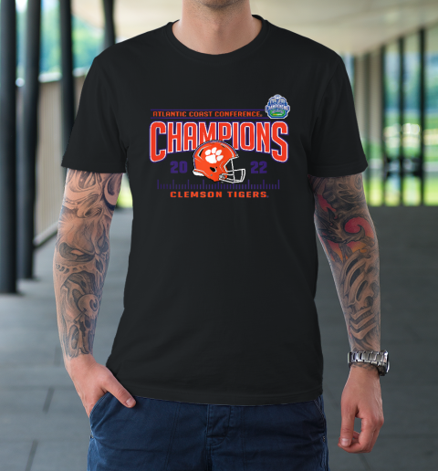 Clemson Tigers ACC Champs 2022 Helmet T-Shirt