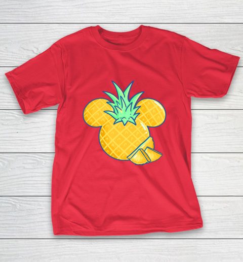 Disney Mickey Friends Mickey Pineapple Logo T-Shirt 9