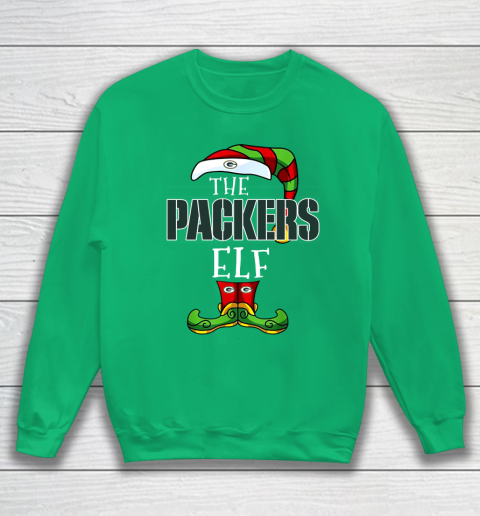 Green Bay Packers Christmas ELF Funny NFL Sweatshirt 5
