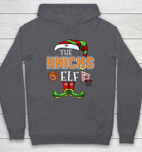 New York Knicks Christmas ELF Funny NBA Hoodie 4