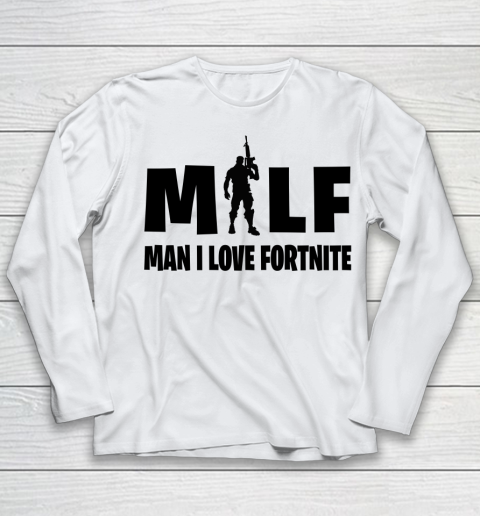 MILF Man I Love Fortnite shirt Youth Long Sleeve