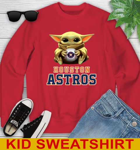 MLB Baseball Houston Astros Star Wars Baby Yoda Shirt 120