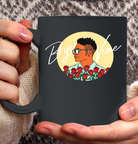 Bryce Vine Merch Circular Roses Ceramic Mug 11oz 2
