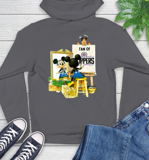NBA Basketball LA Clippers Mickey Drawing Shirt 20