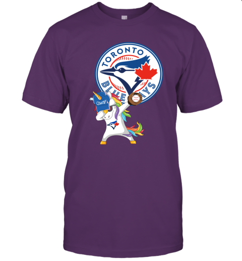 Hip Hop Dabbing Unicorn Flippin Love Toronto Blue Jays Unisex Jersey Tee