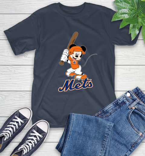 MLB Baseball New York Mets Cheerful Mickey Mouse Shirt T-Shirt 4
