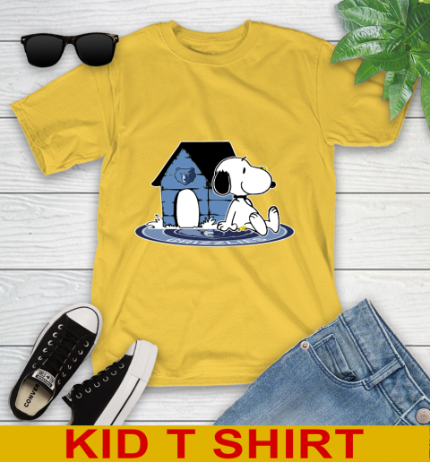 NBA Basketball Memphis Grizzlies Snoopy The Peanuts Movie Shirt Youth T-Shirt 8