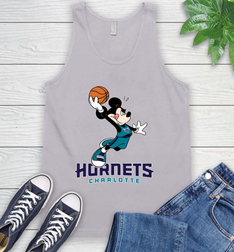 NBA Basketball Charlotte Hornets Cheerful Mickey Mouse Shirt Tank Top 5 NBA Basketball Charlotte Hornets Cheerful Mickey Mouse Shirt Tank Top - Image 5