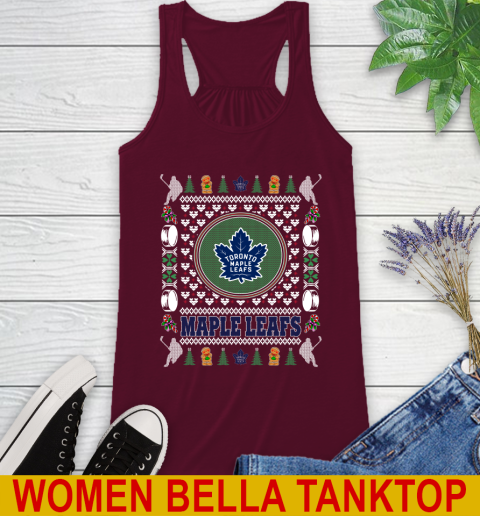 Toronto Maple Leafs Merry Christmas NHL Hockey Loyal Fan Racerback Tank 2