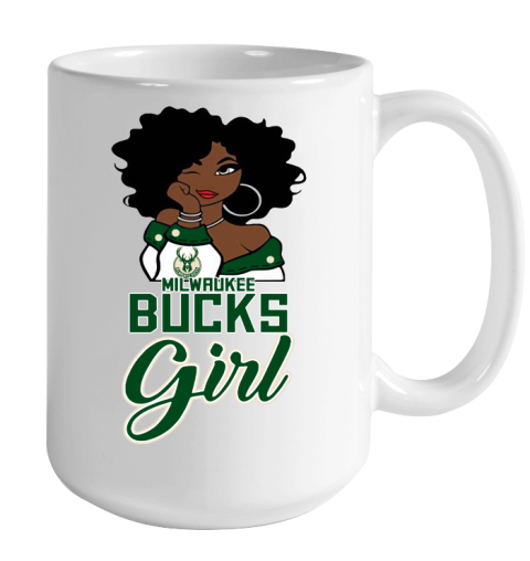 Milwaukee Bucks Girl NBA Color Changing Mug 15oz 2