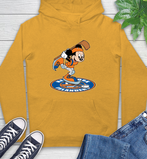 NHL Hockey New York Islanders Cheerful Mickey Disney Shirt Hoodie 3