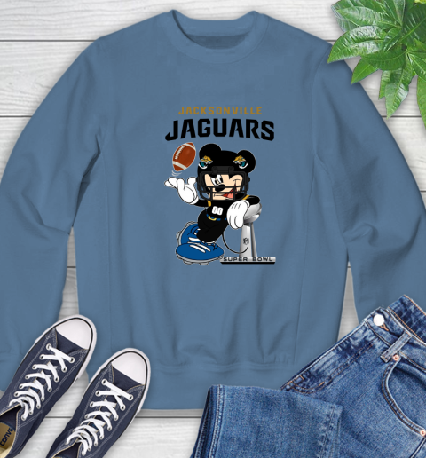 NFL Jacksonville Jaguars Mickey Mouse Disney Super Bowl Football T Shirt Sweatshirt 19