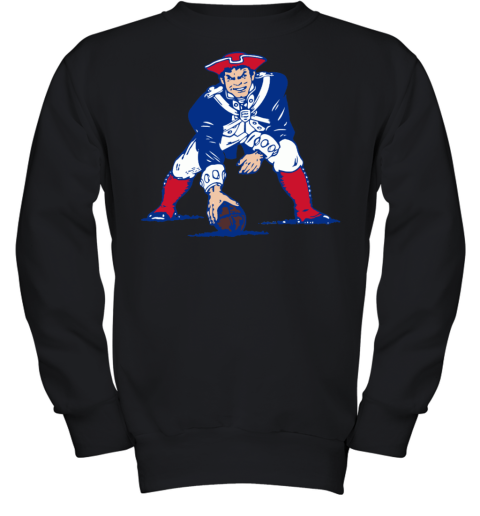 New England Patriots NFL Foxborough Pat Patriot Youth Sweatshirt