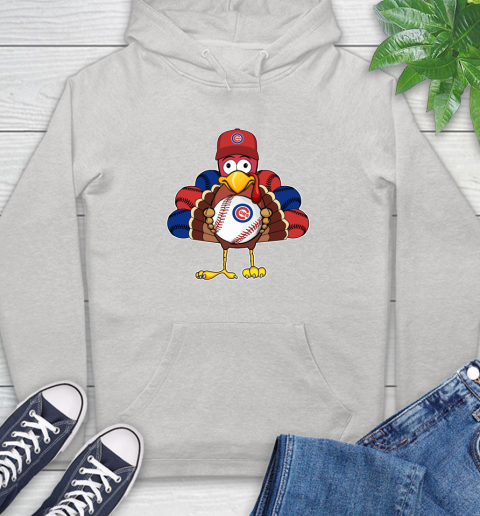 Chicago Cubs Turkey thanksgiving Hoodie