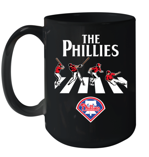 MLB Baseball Philadelphia Phillies The Beatles Rock Band Shirt Ceramic Mug 15oz