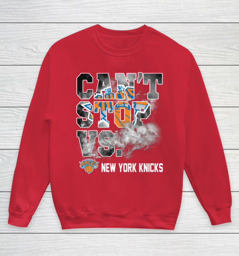 NBA New York Knicks Basketball Can't Stop Vs Youth Sweatshirt 7