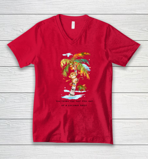 Coconut Tree Kamala Harris V-Neck T-Shirt 3