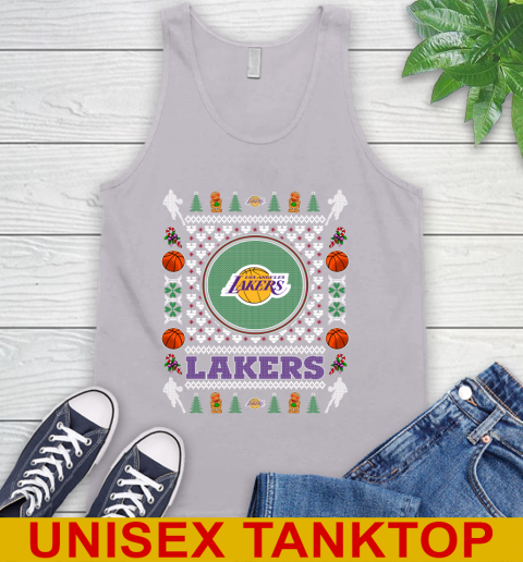 Los Angeles Lakers Merry Christmas NBA Basketball Loyal Fan Tank Top 3