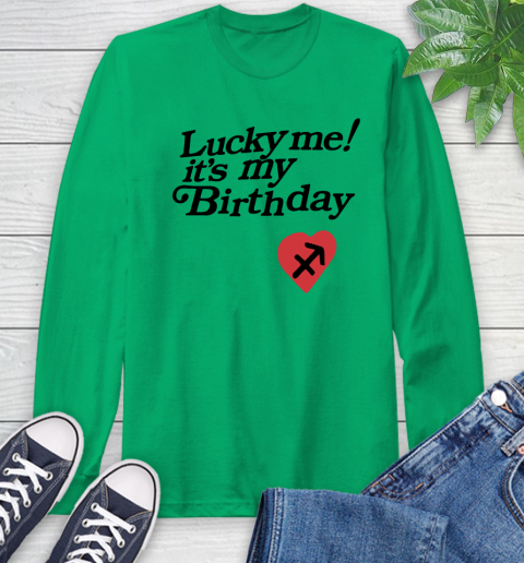 Lucky Me It s My Birthday Shirt Tee For Sports