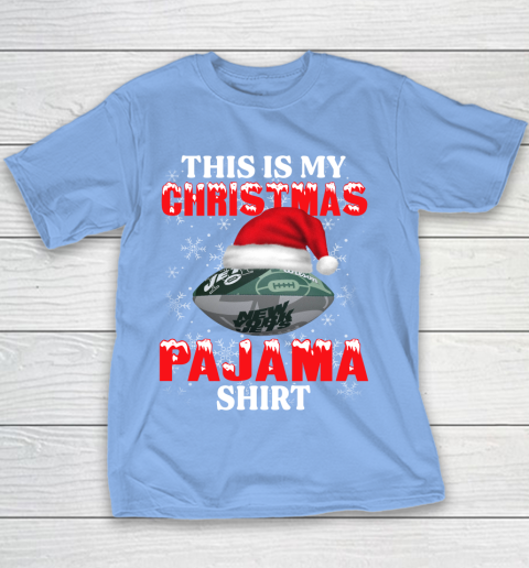 New York Jets This Is My Christmas Pajama Shirt NFL Youth T-Shirt 8