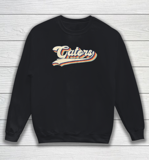 Gators Sports Name Vintage Retro Sweatshirt