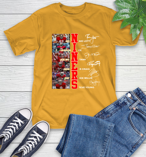 Niners Player Name And Signature San Francisco 49ers Shirts 2