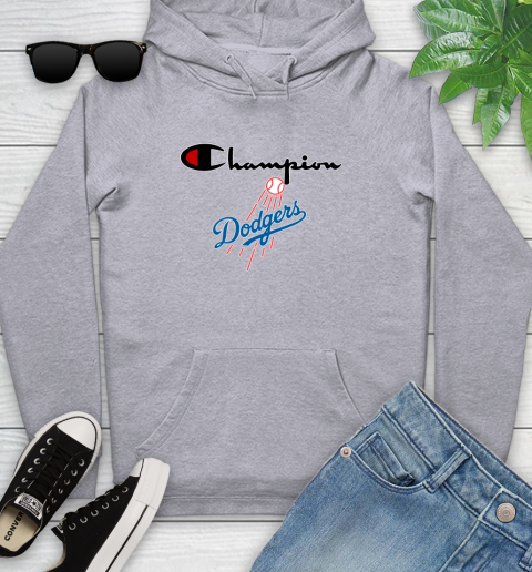 MLB Baseball Los Angeles Dodgers Champion Shirt Youth Hoodie 4