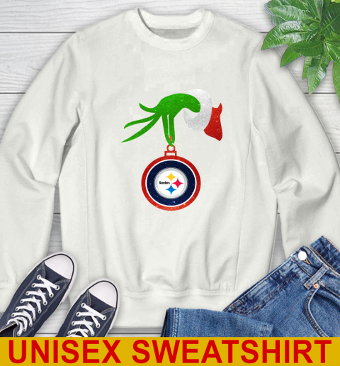 Pittsburgh Steelers Grinch Merry Christmas NFL Football Sweatshirt