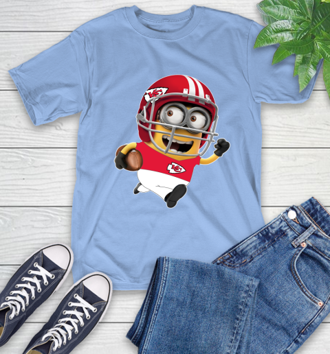 NFL Kansas City Chiefs Minions Disney Football Sports T-Shirt 11