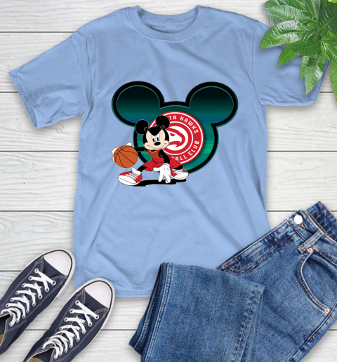 NBA Atlanta Hawks Mickey Mouse Disney Basketball T-Shirt 11