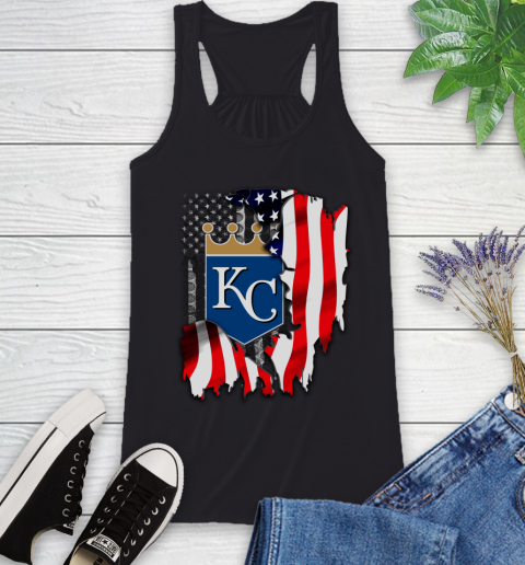 Kansas City Royals MLB Baseball American Flag Racerback Tank